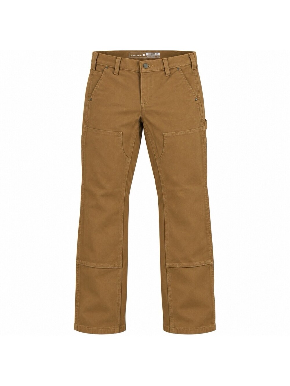 Carhartt Women’s Rugged Flex Double Front Work Pants Size 4 Regular Brown NWT